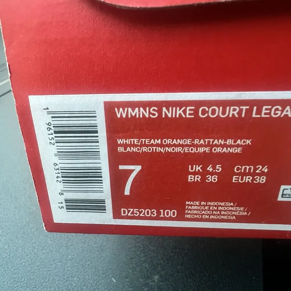 Nike Court Legacy Lift Platform Shoes Sneakers Women’s Sz 7 White DZ5203-100